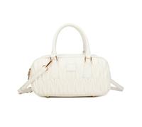 JFY Women's Bougette Quilted Grab Bag With Double Handle Grab Bag in White JFY White One Size