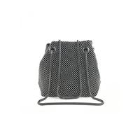 JFY Women's Bucket Shape All Around Diamante Clutch Bag in Black JFY Black One Size