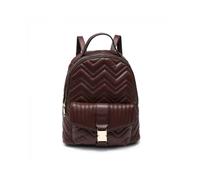 JFY Women's Buckled Front Pocket Backpack in Brown