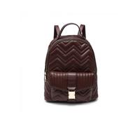 JFY Women's Buckled Front Pocket Backpack in Brown JFY Brown