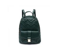 JFY Women's Buckled Front Pocket Backpack in Dark Green