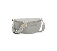 JFY Women's Canvas Strap Sling Chest Bag with Tassels in Light Grey JFY Light Grey