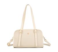 JFY Women's Cario Co. Adjustable Double Handle Shoulder Bag in Beige JFY Beige One Size