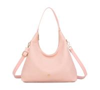 JFY Women's Cario Co. Textured Knit Pattern Zip Top Shoulder Bag in Light Pink JFY Light Pink One Size