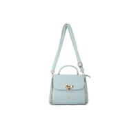 JFY Women's Cario Co. Trapezoid Shape Top Handle Grab/ Cross Body Bag in Light Blue