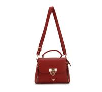 JFY Women's Cario Co. Trapezoid Shape Top Handle Grab/ Cross Body Bag in Red JFY Red One Size
