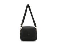 JFY Women's Carri Co. Flap Zip Top Pouch Front Cross Body Bag in Black