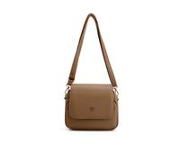 JFY Women's Carri Co. Flap Zip Top Pouch Front Cross Body Bag in Khaki