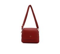 JFY Women's Carri Co. Flap Zip Top Pouch Front Cross Body Bag in Red JFY Red One Size