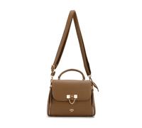 JFY Women's Carri Co. Trapezoid Shape Top Handle Grab/ Cross Body Bag in Khaki JFY Khaki One Size