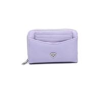 JFY Women's Crocodile Skin Pattern 2 In 1 Set Of Card Holder & Matching Purse in Lilac JFY Lilac One Size