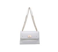 JFY Women's Crocodile Skin Pattern Front Pocket 3 Compartments Cross Body Bag in White JFY White One Size