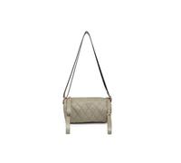 JFY Women's Cylinder Shape 4 Zipped Compartments Cross Body Bag in Green