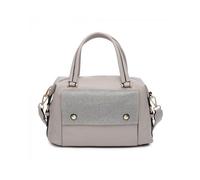 JFY Women's Diamante Flap Cover Front Pocket Tote Bag in Khaki JFY Khaki One Size