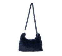 JFY Women's Faux Fur Zip Top Closure Cross Body Bag in Navy JFY Navy One Size