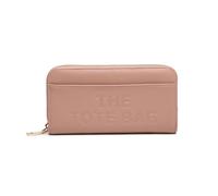 JFY Women's Faux Leather Snap-Fastening Purse With 12 Card Slots in Pink