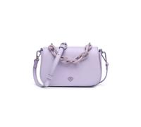 JFY Women's Flap Chunky Chain Top Handle Cross Body Bag in Lilac