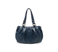 JFY Women's Pleated Top Handle Zip Closure Hobo Shoulder Bag in Dark Blue JFY Dark Blue One Size