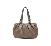 JFY Women's Pleated Top Handle Zip Closure Hobo Shoulder Bag in Dusty Pink JFY Dusty Pink One Size