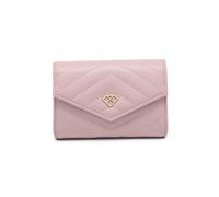 JFY Women's Quilted Pattern Zipped Compartment Purse/Wallet in Pink JFY Pink One Size