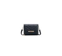 JFY Women's Quited Chevron Pattern Zip Around Front Pocket Cross Body Bag in Black JFY Black One Size
