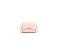 JFY Women's Quited Chevron Pattern Zip Around Front Pocket Cross Body Bag in Pink JFY Pink One Size