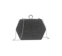 JFY Women's Ring Clasp Double Side Diamante Bag in Black JFY Black One Size