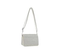 JFY Women's Studs All Around Flap Zip Top Cross Body Bag in Light Grey