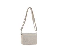 JFY Women's Studs All Around Flap Zip Top Cross Body Bag in Light Khaki