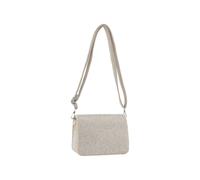 JFY Women's Studs All Around Flap Zip Top Cross Body Bag in Light Khaki JFY Light Khaki One Size