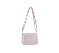 JFY Women's Studs All Around Flap Zip Top Cross Body Bag in Pink JFY Pink One Size