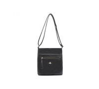 JFY Women's Tassel Bee Badge Messenger Bag/ Cross Body Bag in Grey