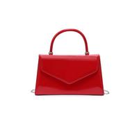 JFY Women's Top Handle Patent Clutch Bag in Red JFY Red One Size