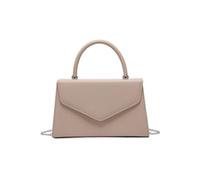 JFY Women's Top Handle Pu Clutch Bag in Beige JFY Beige One Size