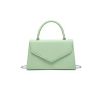 JFY Women's Top Handle Pu Clutch Bag in Green JFY Green One Size