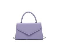 JFY Women's Top Handle Pu Clutch Bag in Purple JFY Purple One Size