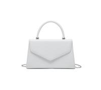 JFY Women's Top Handle Pu Clutch Bag in White JFY White One Size
