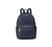 JFY Women's Zipped Pockets Backpack in Dark Blue JFY Dark Blue
