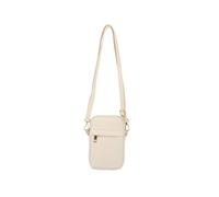 Jfy Zip Pocket Front Crossbody Phone Bag In Beige Beige