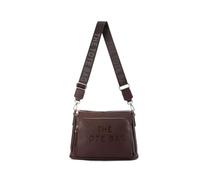 JFY Zip Top 2 Compartments Canvas Strap Cross Body Bag