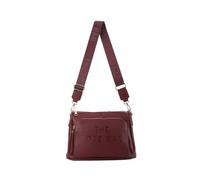 JFY Zip Top 2 Compartments Canvas Strap Cross Body Bag