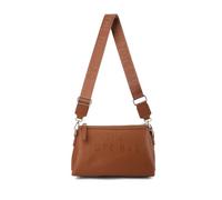 JFY Zip Top 3 Compartments Canvas Strap Cross Body Bag