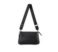 JFY Zip Top 3 Compartments Canvas Strap Cross Body Bag