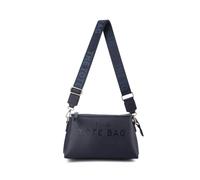 JFY Zip Top 3 Compartments Canvas Strap Cross Body Bag