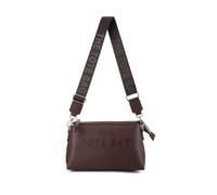 JFY Zip Top 3 Compartments Canvas Strap Cross Body Bag