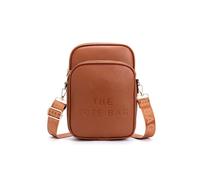 JFY Zip Top 3 Compartments Canvas Strap Cross Body Bag