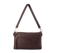 JFY Zip Top 3 Compartments Cross Body Bag