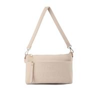 JFY Zip Top 3 Compartments Cross Body Bag (Apricot)