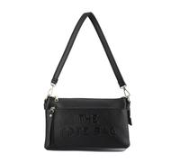 JFY Zip Top 3 Compartments Cross Body Bag (Black)