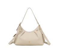 JFY Zip Top Closure Adjustable Should Handle Shoulder Bag (Beige)